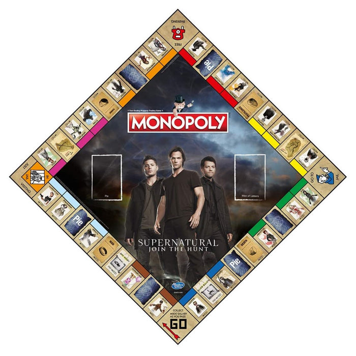 Monopoly Board Game Supernatural Edition