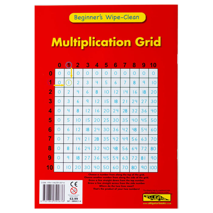 Beginner's Wipe-Clean Multiplication Book