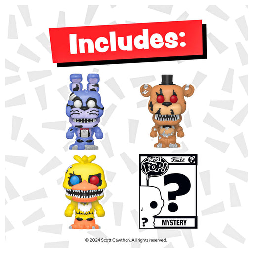 Funko Bitty Pop! Five Nights At Freddy's Mini Figures Series 4 (4 Pack)