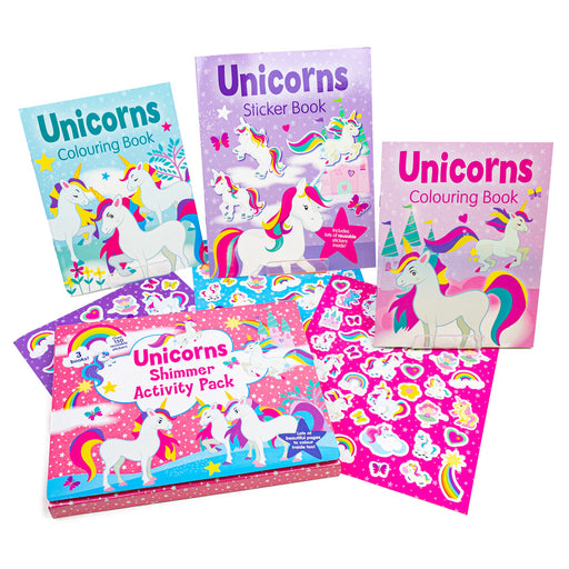 Unicorns Shimmer Activity Pack 