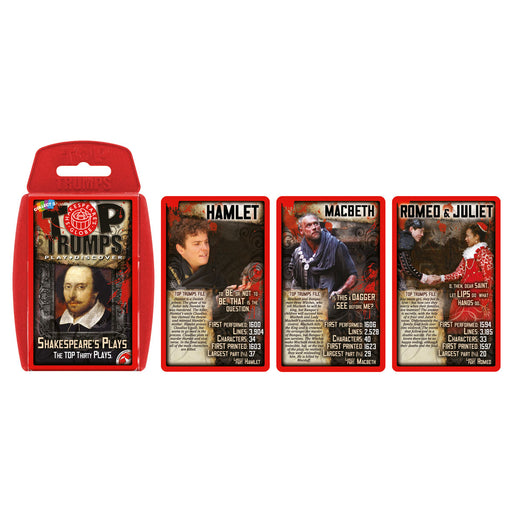 Top Trumps Card Game Shakespeare's plays Edition