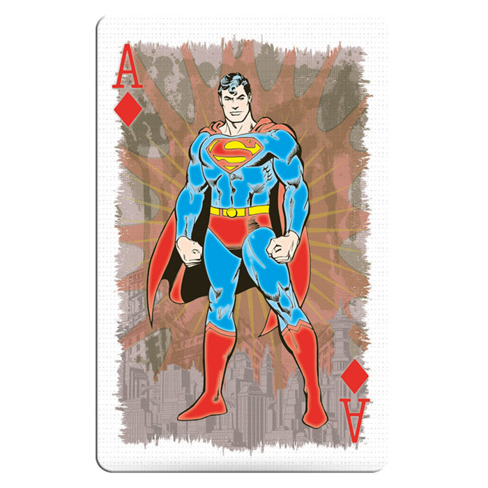 Waddingtons DC Superheroes Retro Playing Cards