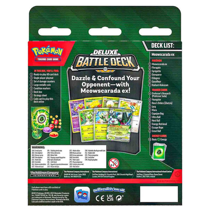 Pokémon Trading Card Game: Meowscarada ex Deluxe Battle Deck