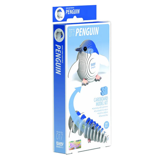 EUGY Penguin 3D Cardboard Model Kit