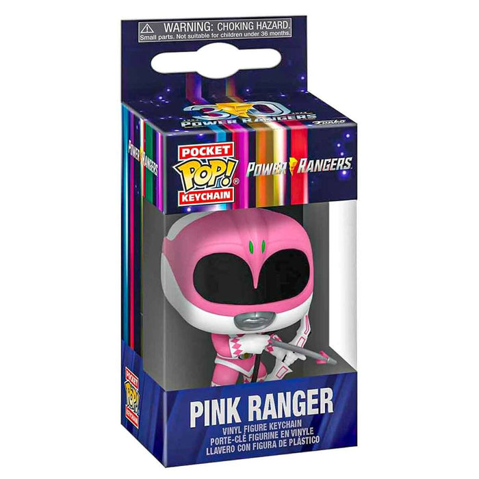 Funko Pop! Pocket Keychain: Power Rangers 30th Anniversary: Pink Ranger Vinyl Figure