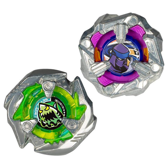 Beyblade X: Knife Shinobi 4-80HN Defense Type & Keel Shark 3-80F Attack Type Dual Pack