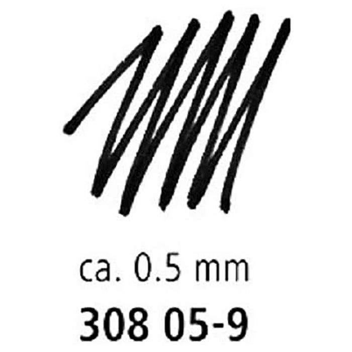  Staedtler Pigment Liner Black Pens (10 Pack)