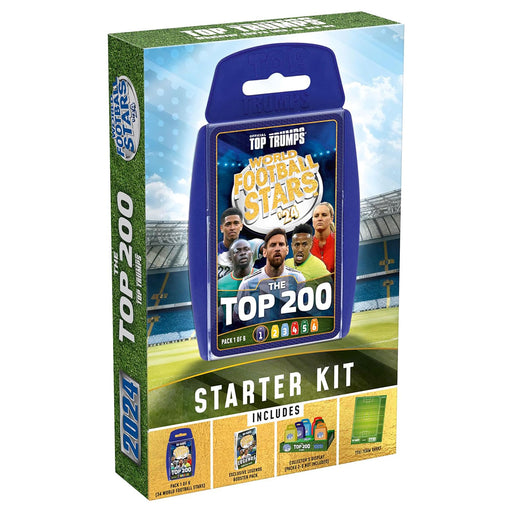 World Football Stars '24 Top 200 Starter Kit Top Trumps Card Game