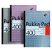 Pukka Pad A4 Metallic Refill Pad 400 pages 80gsm Ruled colours vary Pack of 5 