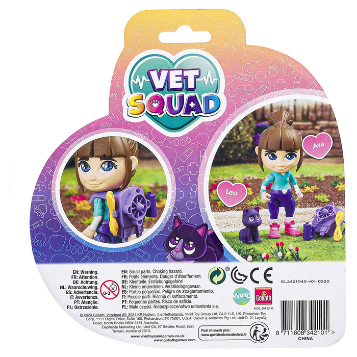 Vet Squad Ava & Leo the Cat Figure Set