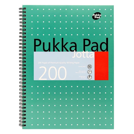 Pukka Pad A4 Jotta Metallic Notebook 200 Pages Ruled