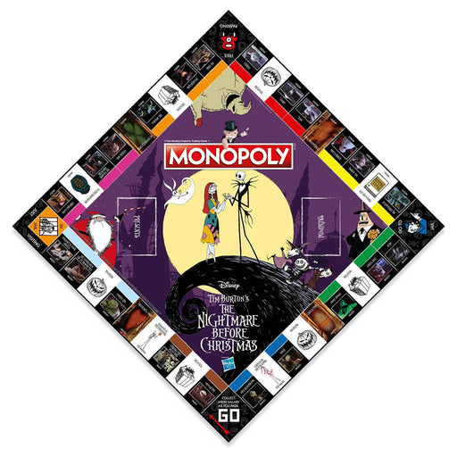 Monopoly Board Game The Nightmare Before Christmas Edition