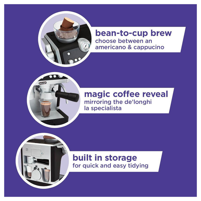 Casdon DeLonghi La Specialista Barista Coffee Machine Roleplay Toy