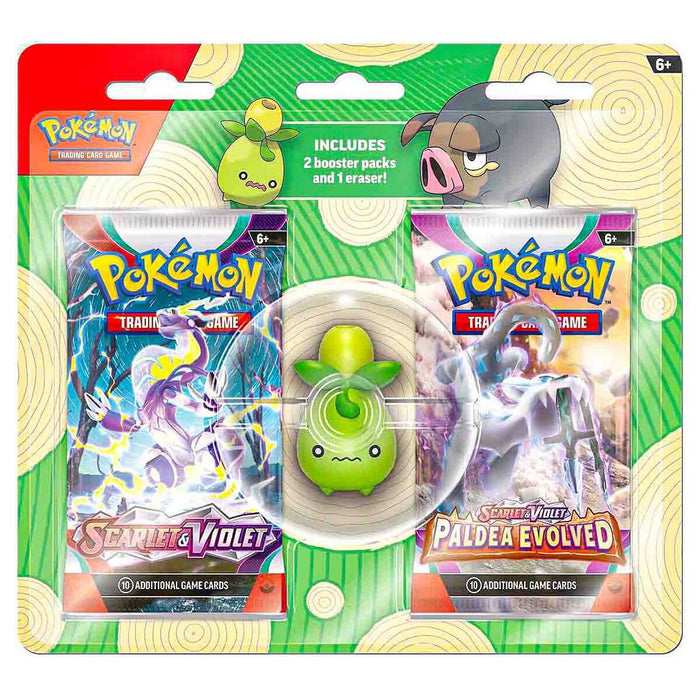 Pokémon Trading Card Game: Back to School Eraser Blister Pack - Smoliv