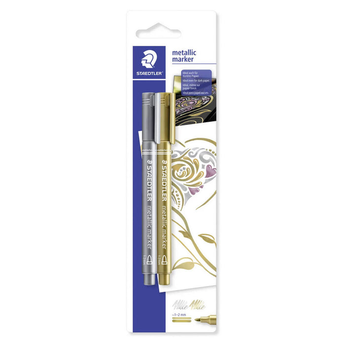  Staedtler Metallic Marker (2 Pack)