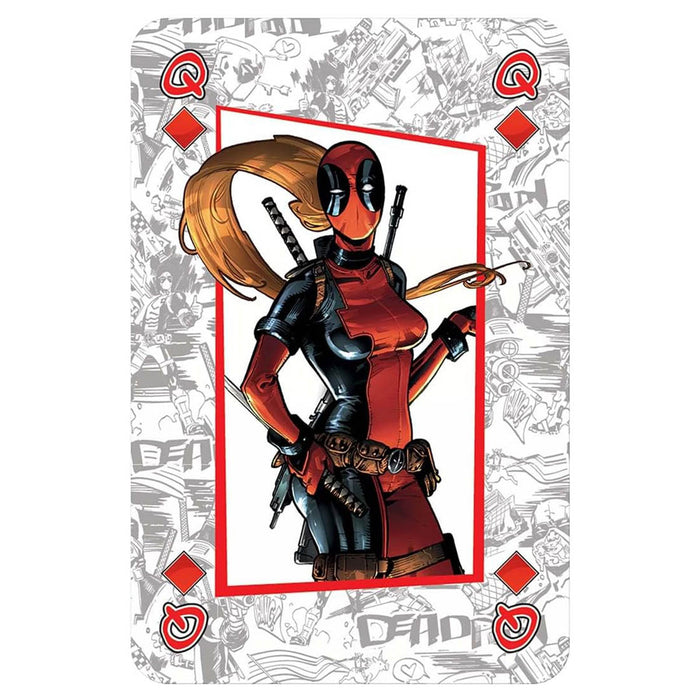 Deadpool Waddingtons Number 1 Playing Cards