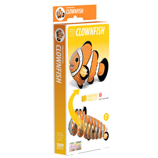 EUGY Clownfish 3D Cardboard Model Kit