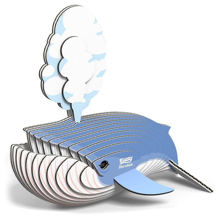 EUGY Blue Whale 3D Cardboard Model Kit