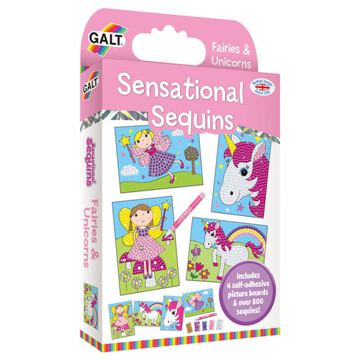 Galt Activity Kit Fairies and Unicorns Sensational Sequins