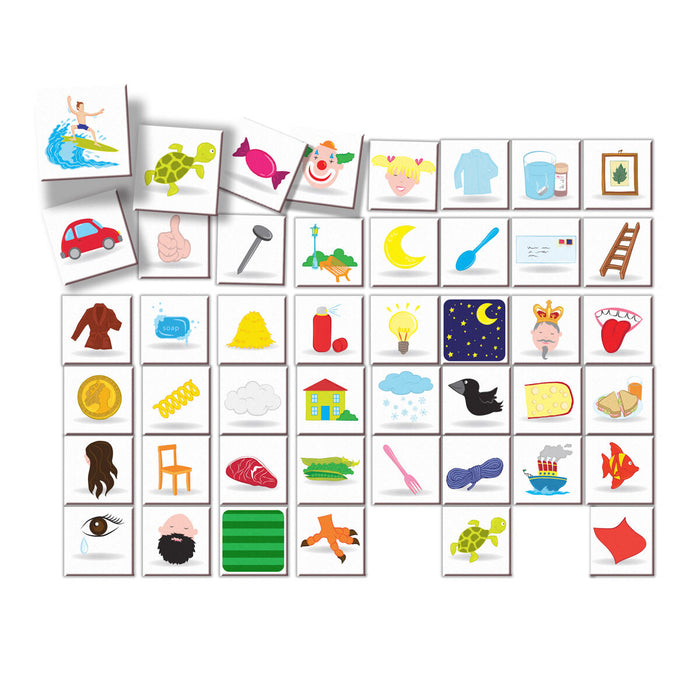 Fiesta Crafts Magnetic Phonics with Words & Pictures Set