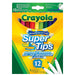 Crayola Super Tips Washable Markers (12 Pack)