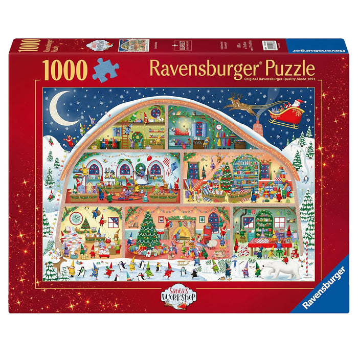 Ravensburger Santa's Workshop 1000 Piece Jigsaw Puzzle