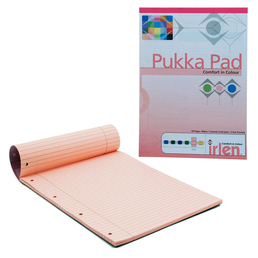 Pukka Pad Comfort in Colour Irlen Syndrome/Dyslexia Rose A4 Refill Pad