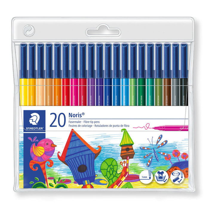 Staedtler Noris Fibre-tip Pens Pack of 20