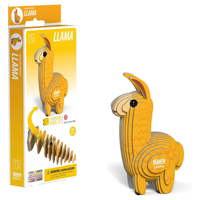 EUGY Llama 3D Cardboard Model Kit