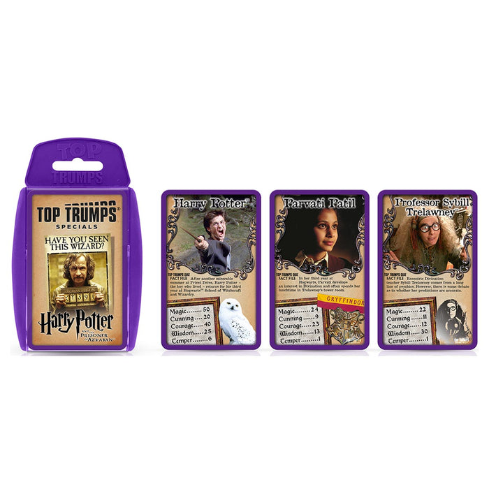 Harry Potter And The Prisoner Of Azkaban Top Trumps Specials Card Game