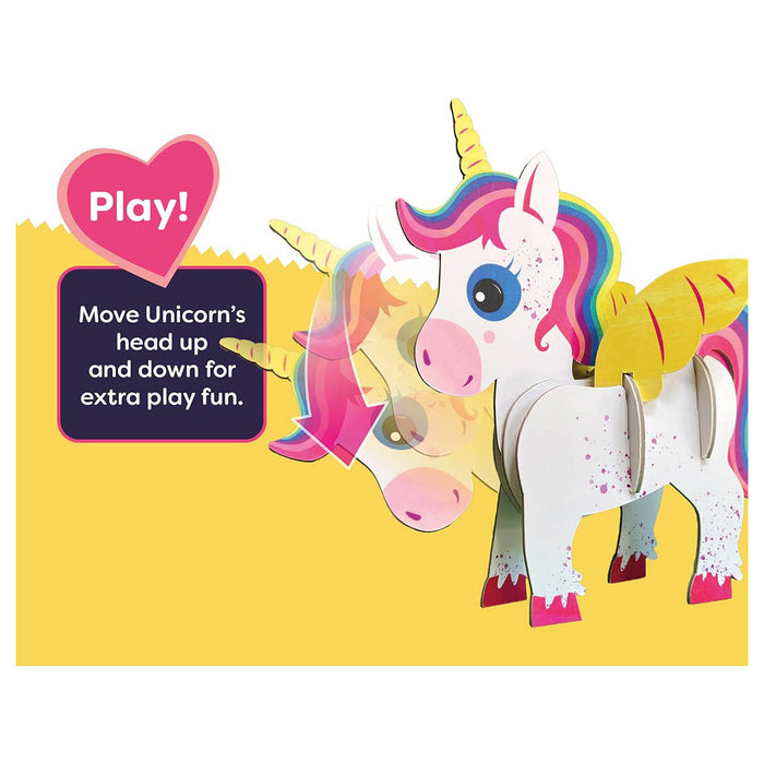 Build Your Own Unicorn Slot Together Cardboard Kit