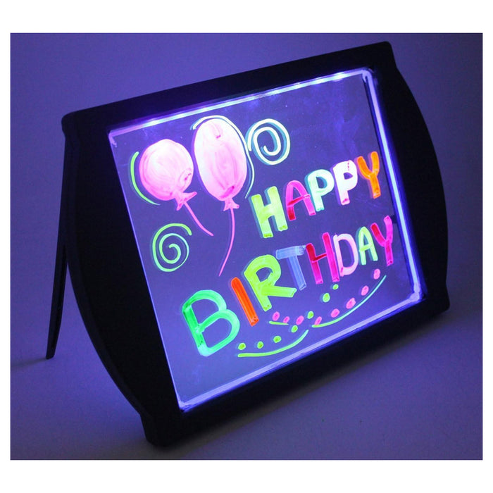 Marvin’s Magic Glow Art Neon Effect Drawing Board Black