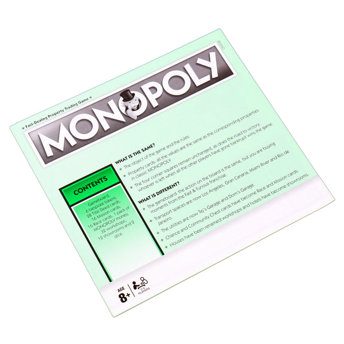 Monopoly - Fast & Furious Edition