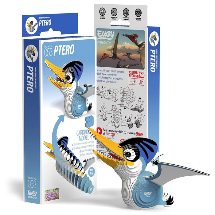 EUGY Ptero 3D Cardboard Model Kit