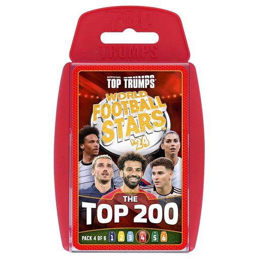 World Football Stars '24 Top 200 Top Trumps Card Game (Pack 4 of 6)