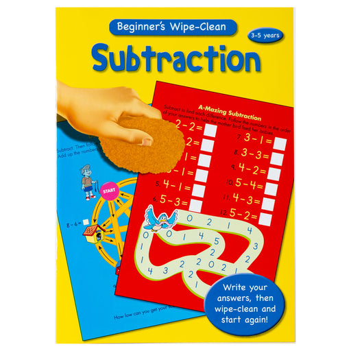 Beginner's Wipe-Clean Subtraction Book