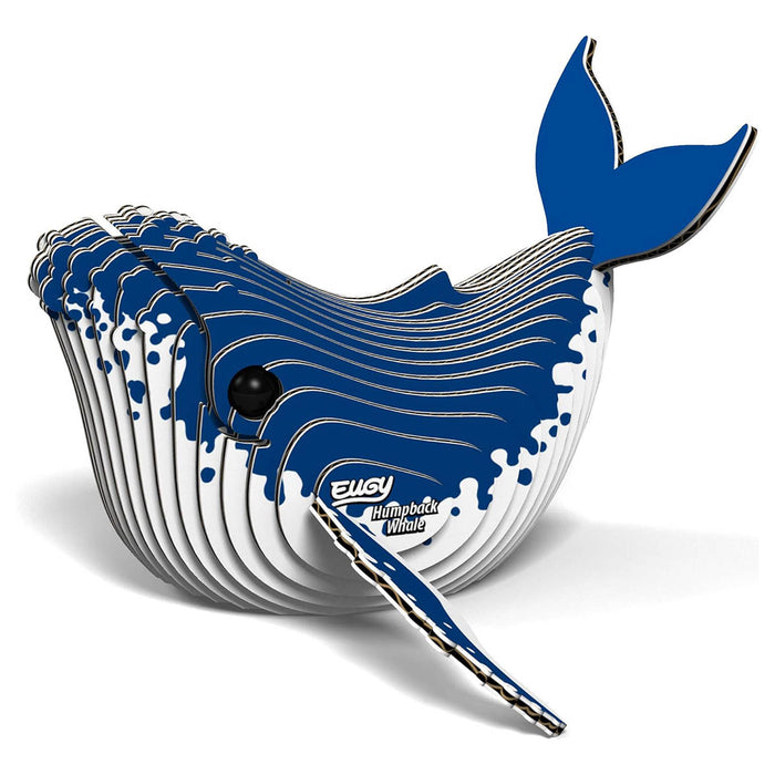 EUGY Humpback Whale 3D Cardboard Model Kit