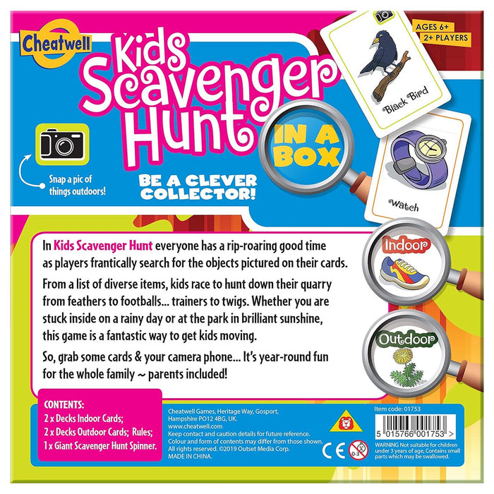 Kids' Scavenger Hunt Game