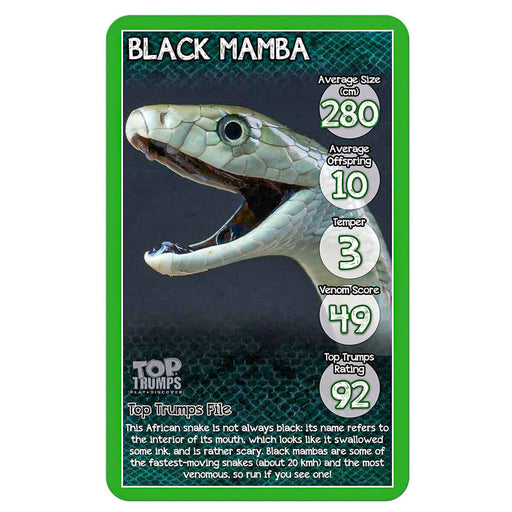 Snakes Top Trumps Classics Card Game