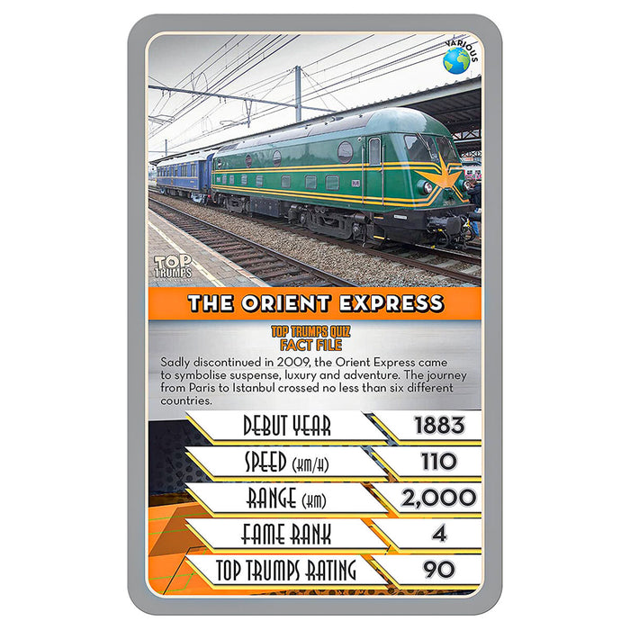 Trains Top Trumps Classics Card Game