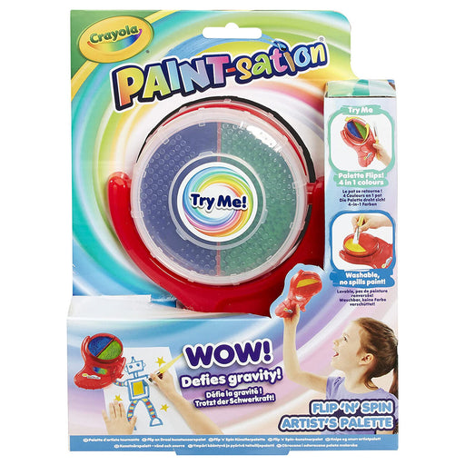 Crayola Paint-sation Flip 'n' Spin Artist's Palette