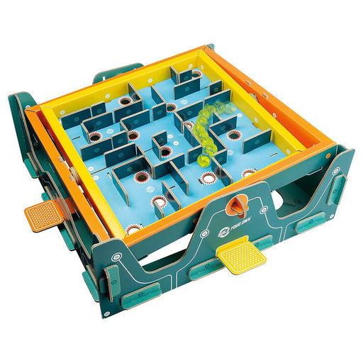  Build Your Own Marble Labyrinth Slot Together Cardboard Kit