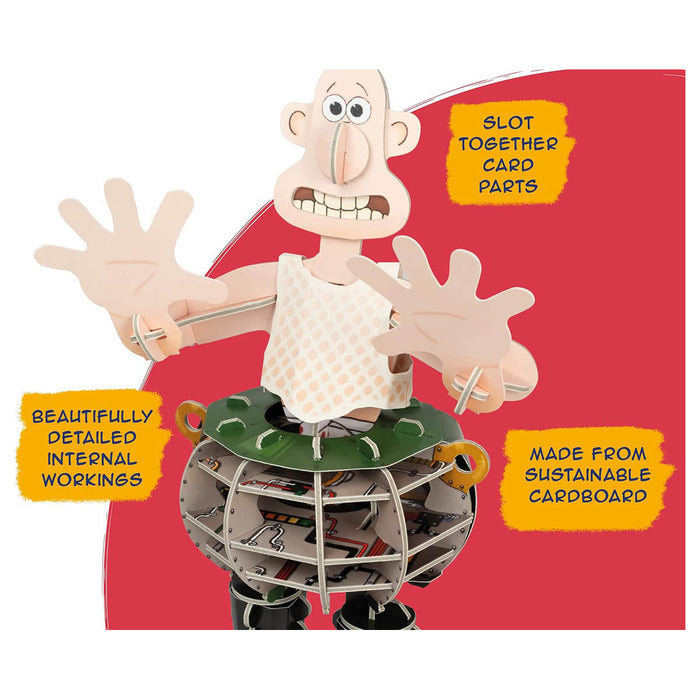 Build Your Own Wallace & Gromit Techno Trousers Slot Together Cardboard Kit