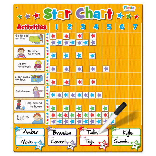 Fiesta Crafts Magnetic Large Star Chart Set