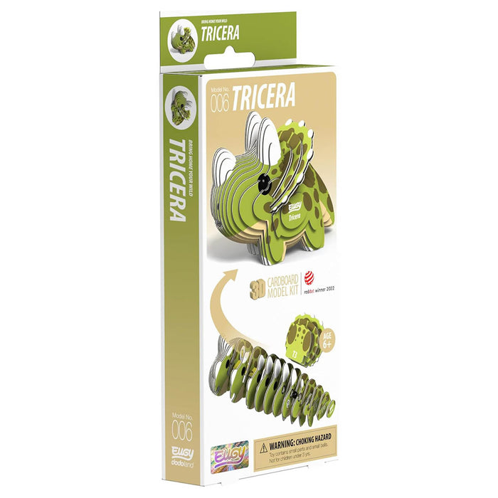 EUGY Tricera 3D Cardboard Model Kit