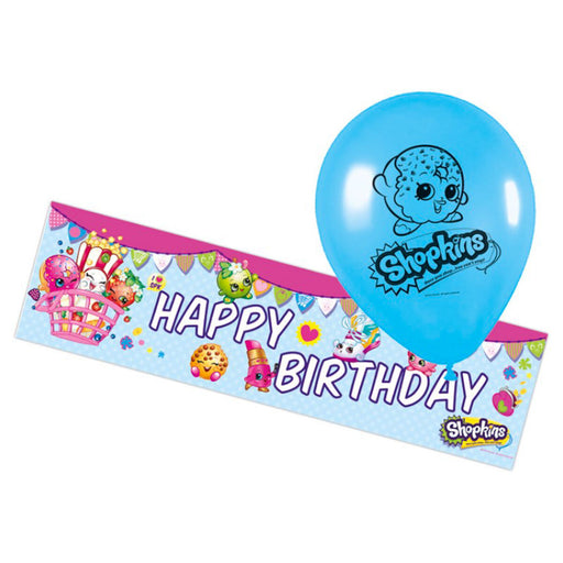 Shopkins Banner & Ballons