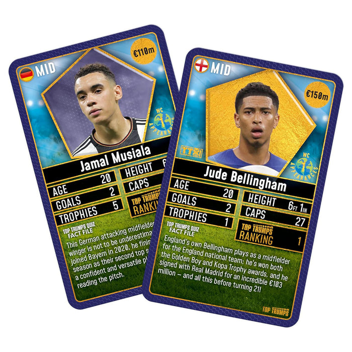 World Football Stars '24 Top 200 Top Trumps Card Game (Pack 1 of 6)