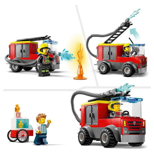 LEGO City 60375 Fire Station and Truck Building Set