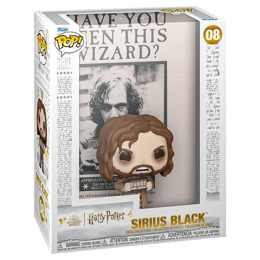 Funko Pop! Harry Potter: Prisoner of Azkaban Wanted Poster Sirius Black Vinyl Collectible #08