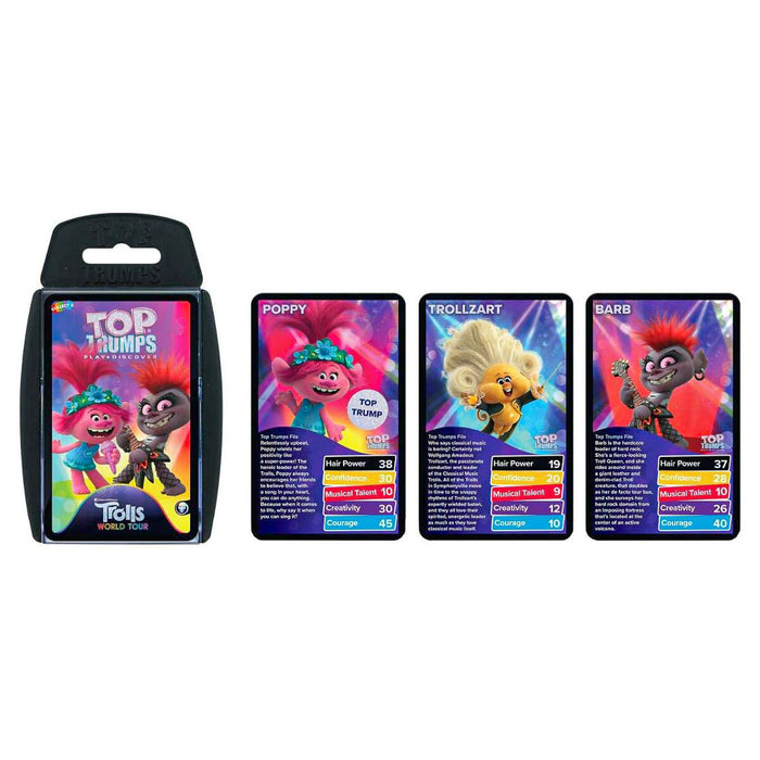 Trolls World Tour Top Trumps Card Game